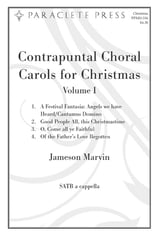 Contrapuntal Choral Carols for Christmas Volume 1 SATB Singer's Edition cover